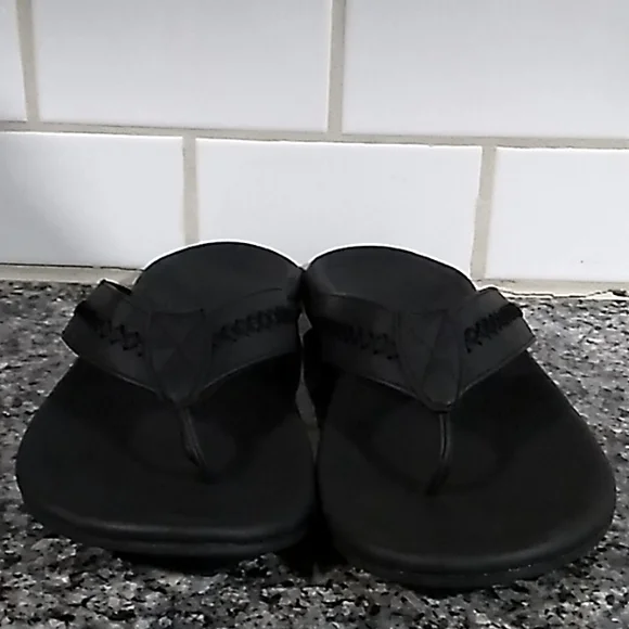 George Men's Black Thong Sandals. Size 9 NWOT - Picture 3 of 7